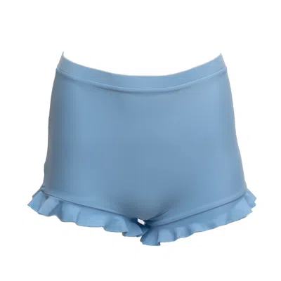 Patti Jane Swim Women's Blue Polly Swim Shorts