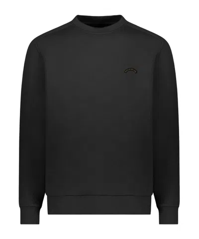 Paul & Shark Crew Neck Sweatshirt In Black