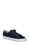 Paul Green Sophie Sneaker In Ocean Blue Crinkled Patent