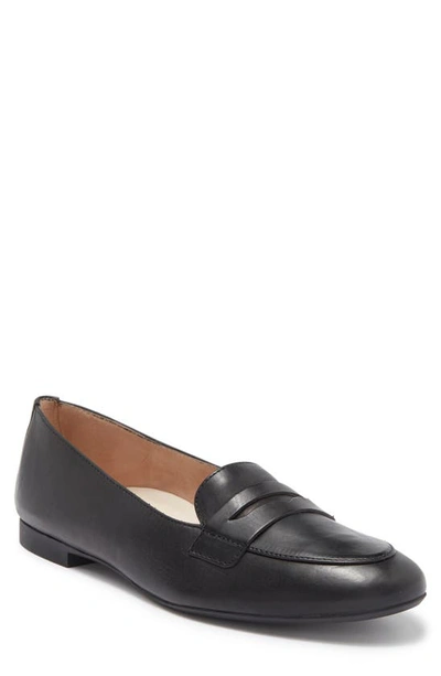 Paul Green Taffy Penny Loafer In Black Leather