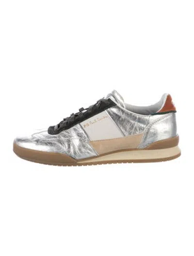 Pre-owned Paul Smith Leather Sneakers In Silver