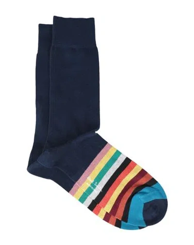 Paul Smith Man Socks & Hosiery Midnight Blue Size Onesize Organic Cotton, Nylon, Elastane