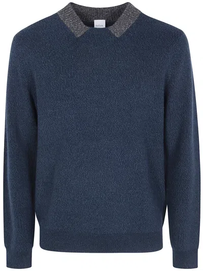 Paul Smith Mens Sweater Crew Neck In Blue