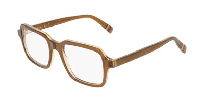 Paul Smith Ps25625 Norroy 201 Men's Glasses Brown Size 53 - Free Lenses - Blue Light Block Available In Shiny Brown On Light Brown