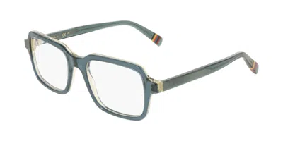 Paul Smith Ps25625 Norroy 401 Men's Glasses Blue Size 53 - Free Lenses - Blue Light Block Available In Shiny Petrol Blue On Yellow