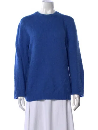 Pre-owned Paul Stuart Crew Neck Sweater In Blue