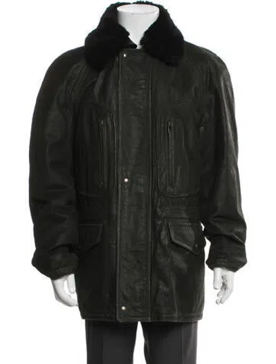 Pre-owned Paul Stuart Parka In Green