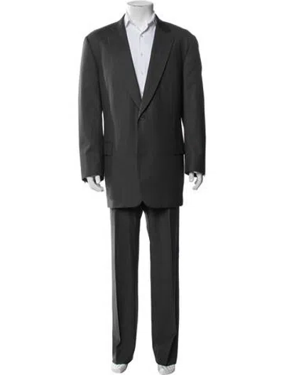Pre-owned Paul Stuart Wool Two-piece Suit In Blue