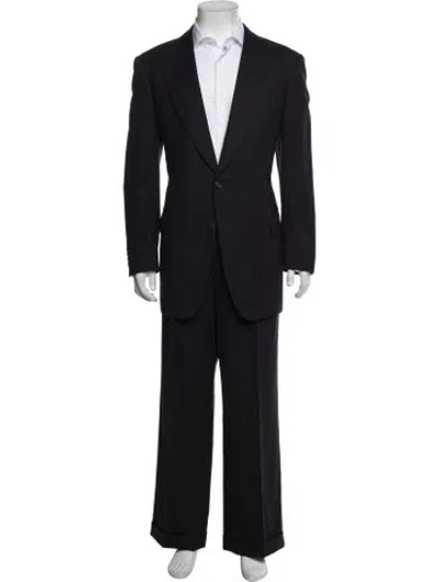 Pre-owned Paul Stuart Wool Two-piece Suit In Blue