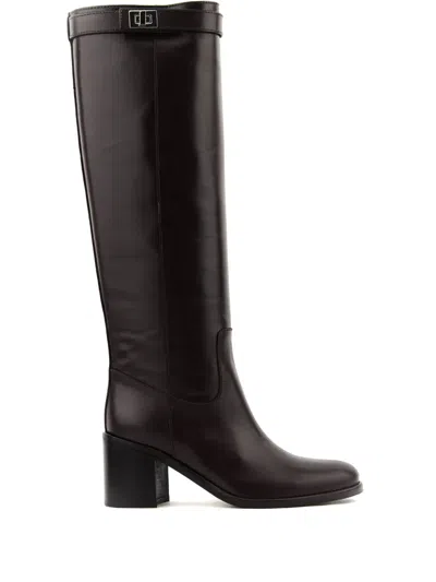 Paul Warmer 65mm Almond-toe Boots In Brown