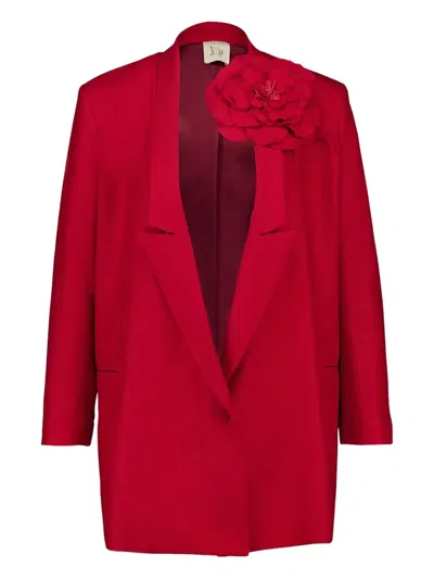 Paula Frida Blazer In Red