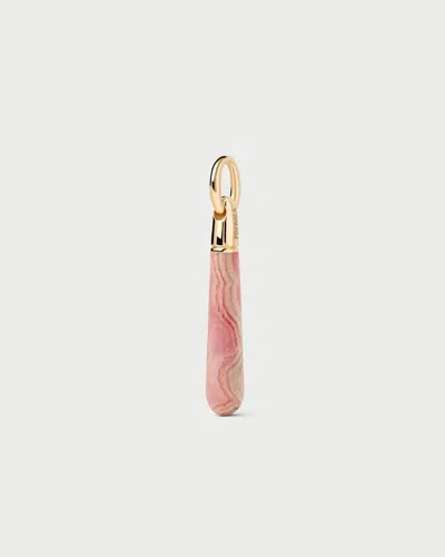 Pdpaola Women's Rhodochrosite Large Drop Pendant In Pink