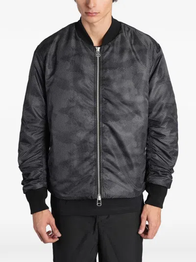 Peacemaker Oamc Honeycomb-print Jacket In Black