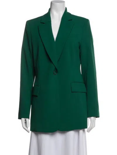 Pre-owned Pearl By Lela Rose Blazer In Green