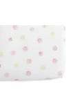 Pehr Bunny Hop Organic Cotton Crib Sheet In Luna Dawn