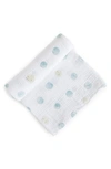 Pehr Kids' Celestial Organic Cotton Swaddle In Luna Dusk