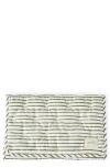 Pehr On The Go Coated Organic Cotton Changing Pad In Stripes Away Olive