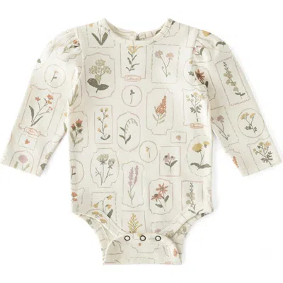 Pehr Babies'  Print Long Sleeve Organic Cotton Bodysuit In Multi