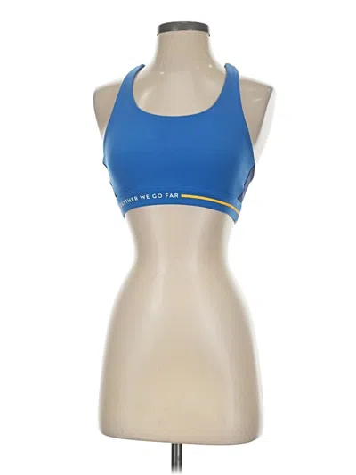 Pre-owned Peloton Sports Bra In Blue