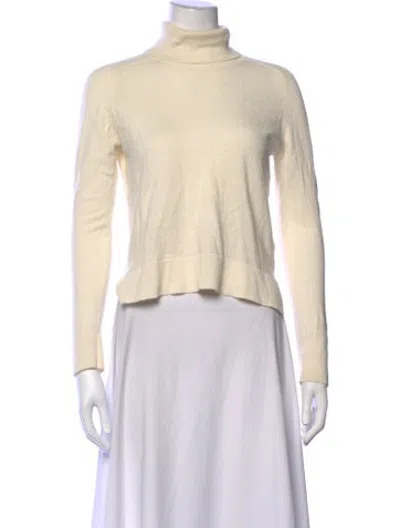 Pre-owned Pendleton Merino Wool Turtleneck Sweater In Neutrals