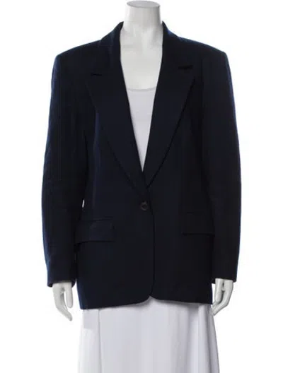 Pre-owned Pendleton Virgin Wool Blazer In Blue