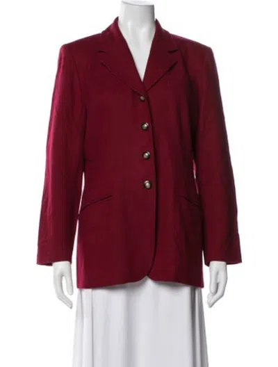 Pre-owned Pendleton Virgin Wool Blazer In Red