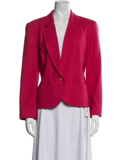 Pre-owned Pendleton Virgin Wool Blazer In Red