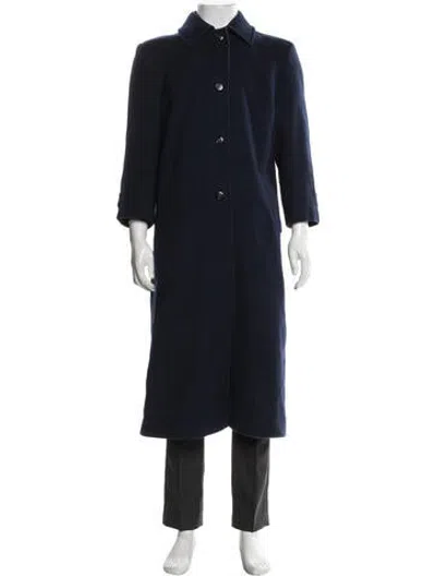 Pre-owned Pendleton Virgin Wool Coat In Blue