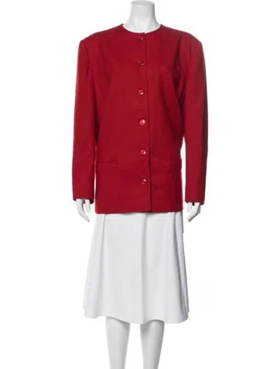 Pre-owned Pendleton Virgin Wool Jacket In Red