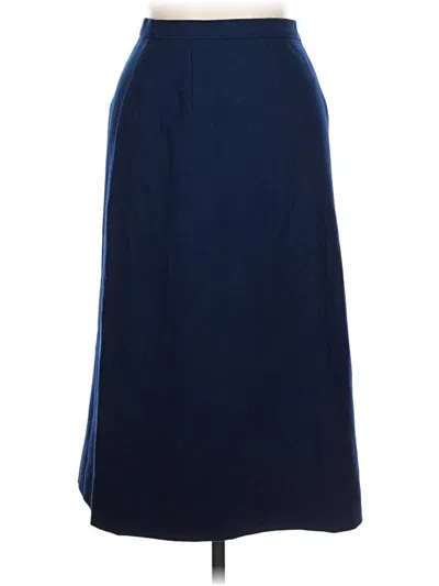 Pre-owned Pendleton Wool Skirt In Blue