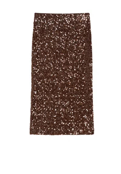 Penny Black Gonna In Jersey Woman  2521776022200-002 Epoca In Brown
