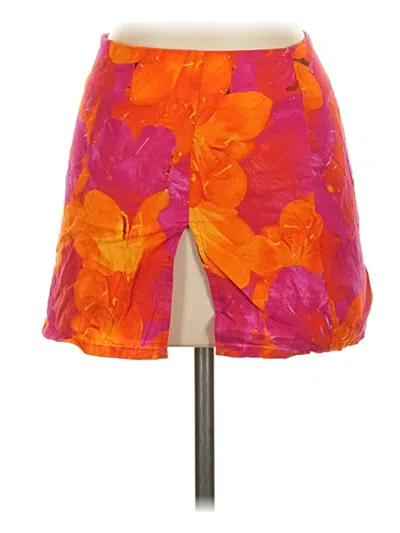 Pre-owned Peppermayo Casual Skirt In Orange