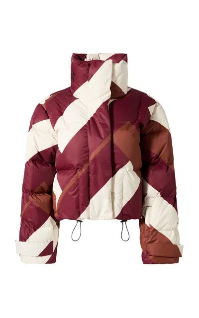Perfect Moment Astralis Down Ski Jacket In Burgundy