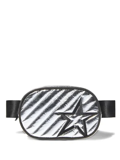 Perfect Moment Star-motif Quilted Mini Belt Bag In Gray