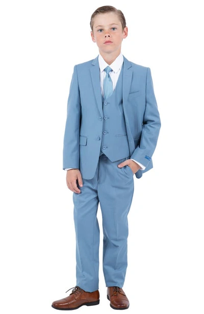 Perry Ellis Kids' Dusty Blue Five-piece Suit