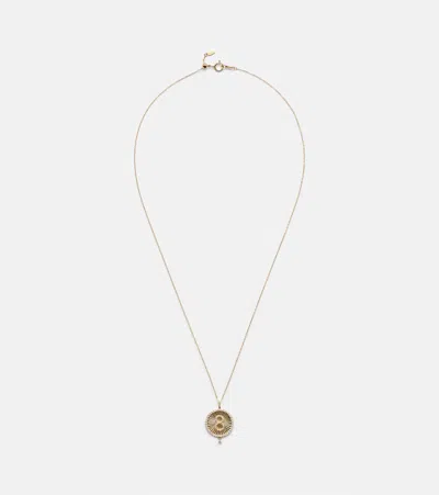 Persée Lucky Charm Eight 18kt Gold Necklace With Diamonds