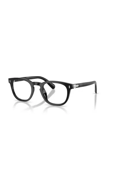Persol 48mm Square Optical Glasses In Black