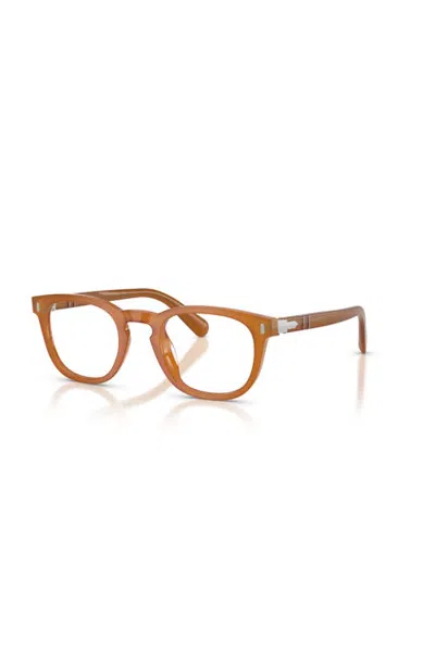 Persol 48mm Square Optical Glasses In Yellow