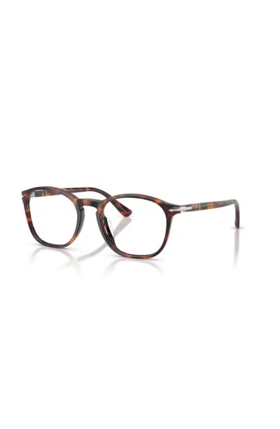 Persol 52mm Square Optical Glasses In Tortoise