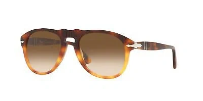 Pre-owned Persol Po 0649 Tortoise Brown/brown Shaded 54/20/140 Unisex Sunglasses