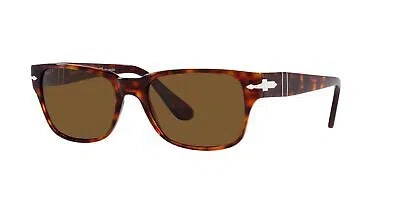 Pre-owned Persol Po 3288s Havana/brown 55/19/145 Men Sunglasses