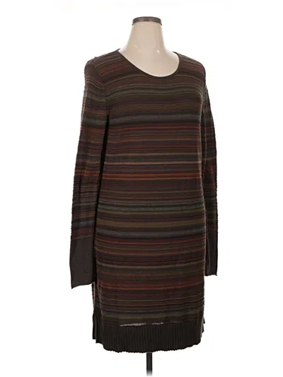 Pre-owned Peruvian Connection Casual Dress In Brown