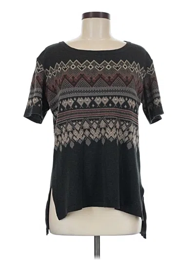 Pre-owned Peruvian Connection Short Sleeve T-shirt In Gray