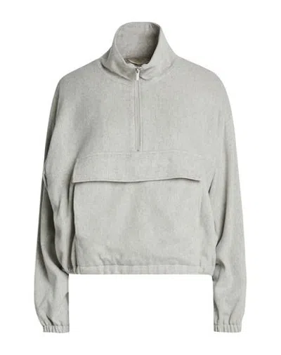 Peserico Woman Jacket Light Grey Size 2 Cashmere In Gray