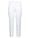 Peserico Woman Pants White Size 16 Cotton, Elastane