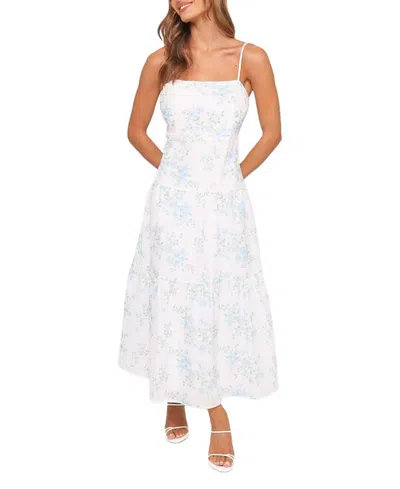 Petal And Pup Botanique Midi Dress In White