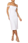 Petal And Pup Florez Off The Shoulder Dress In White
