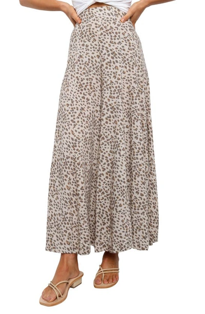 Petal And Pup Selby High Waist Wide Leg Pants In Beige