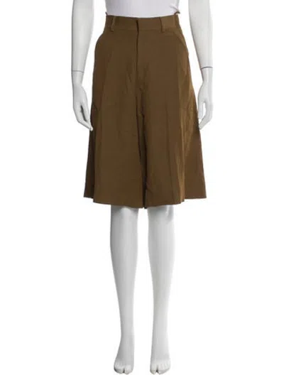 Pre-owned Petar Petrov Knee-length Shorts W/ Tags In Brown
