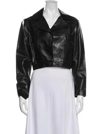Pre-owned Peter Cohen Biker Jacket In Black